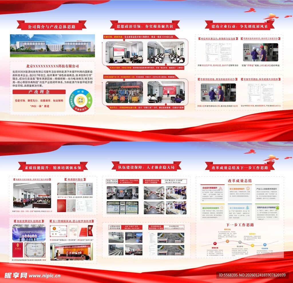 党建宣传展板设计展示