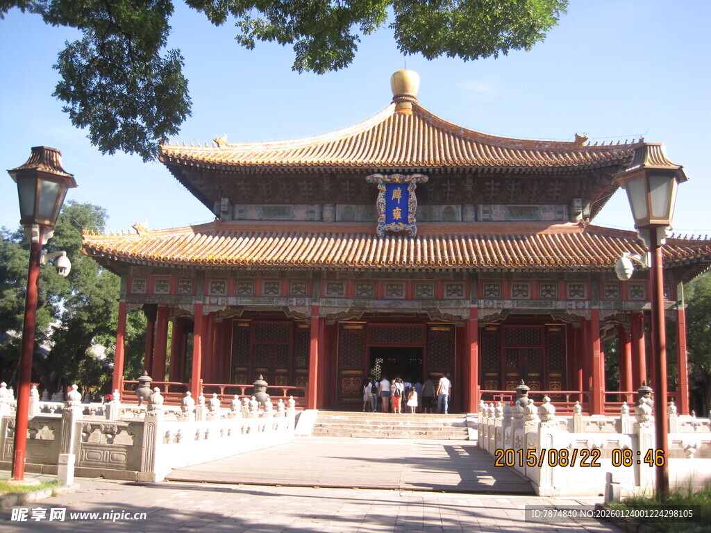 中式古典阁楼建筑景观