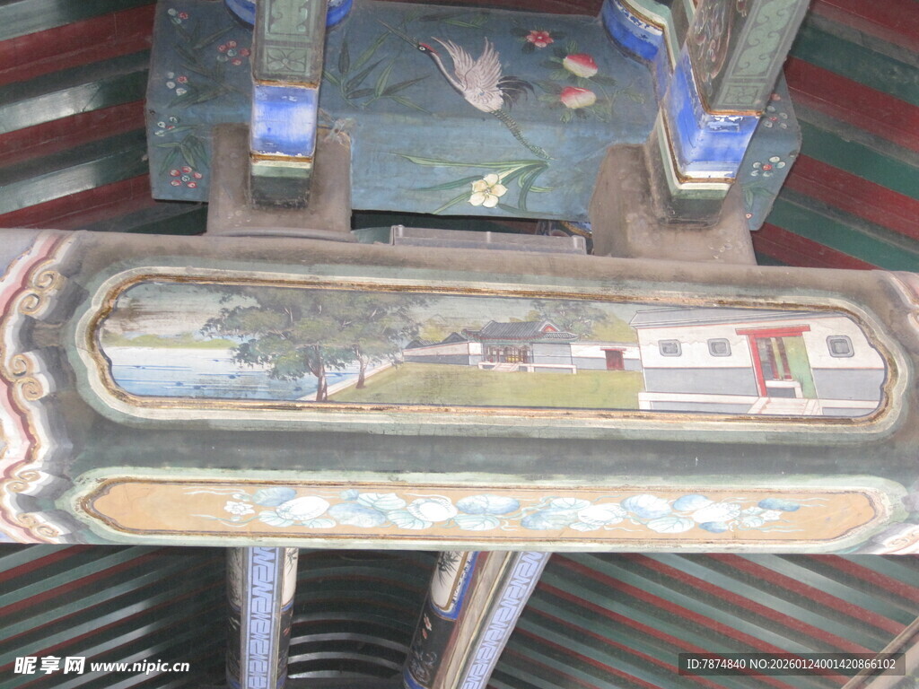 复古火车模型展示