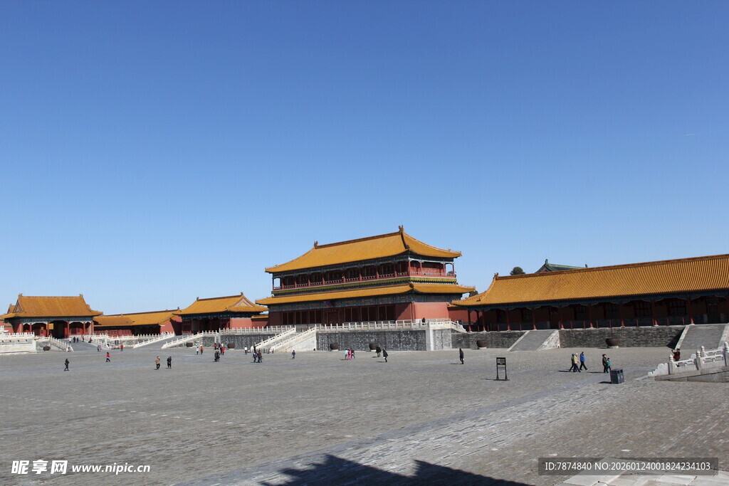 故宫宏伟宫殿建筑群