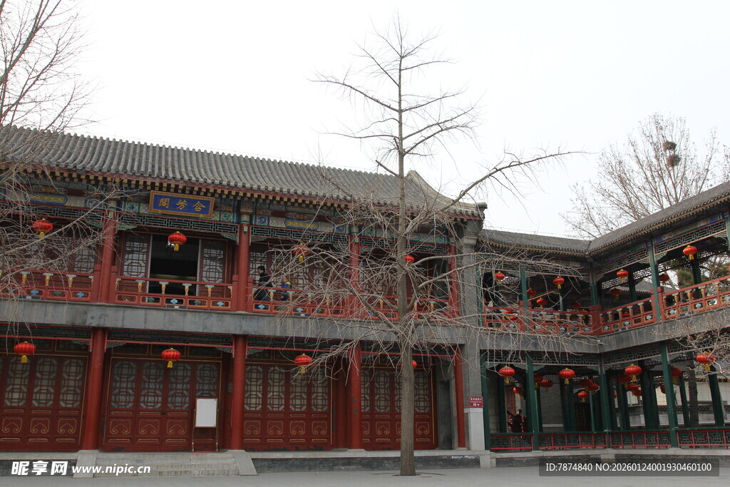 中式古建筑 传统韵味浓