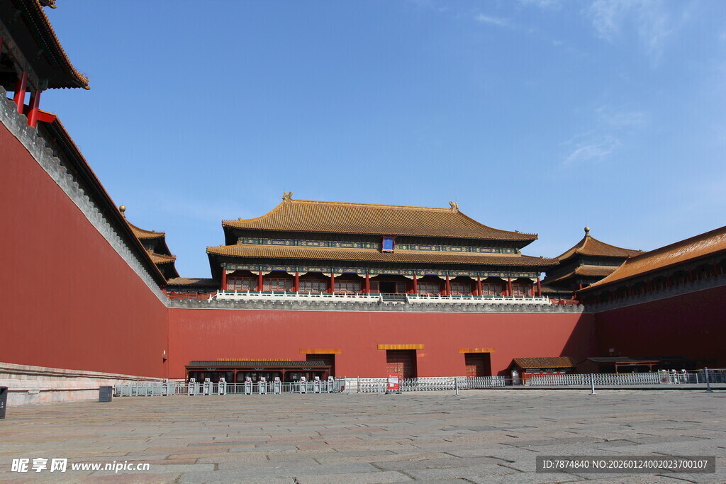 故宫壮丽建筑景观