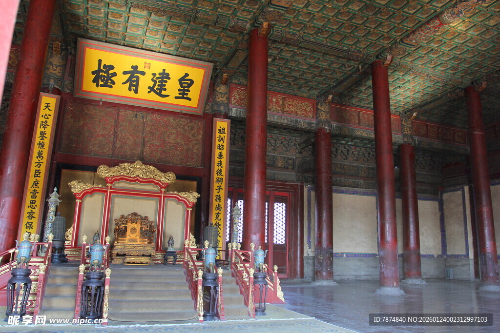 古代宫殿内景 庄严华贵