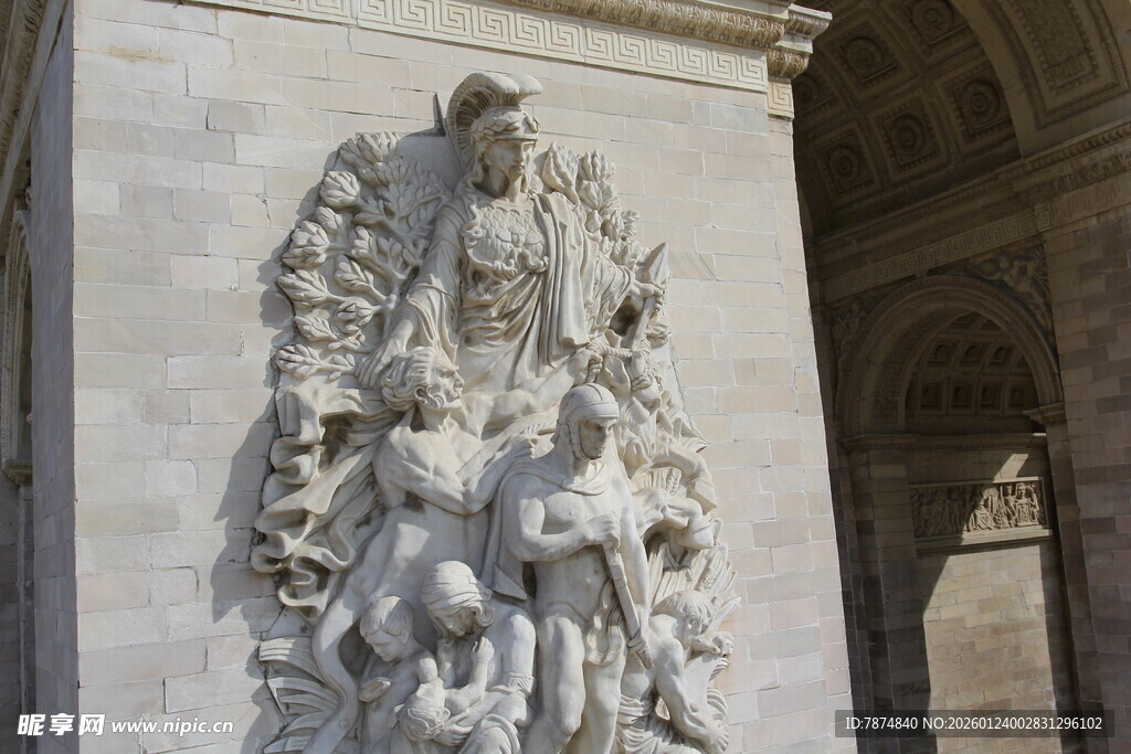 古典精美雕塑艺术作品