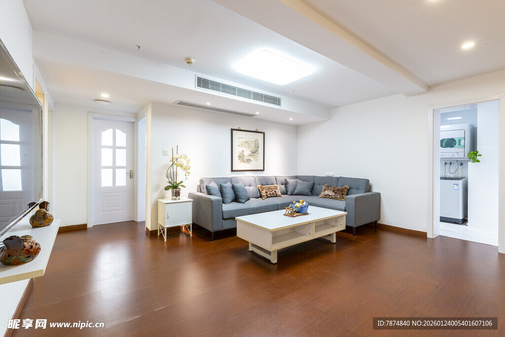 现代简约风客厅室内场景