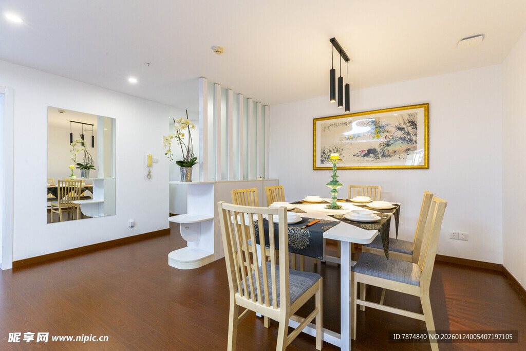 简约优雅的现代餐厅空间