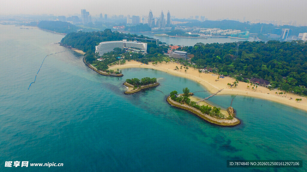 美丽滨海岛屿风光