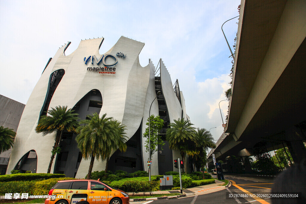 新加坡标志性建筑外观