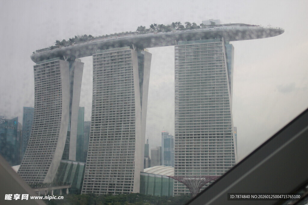 新加坡滨海湾金沙酒店景观