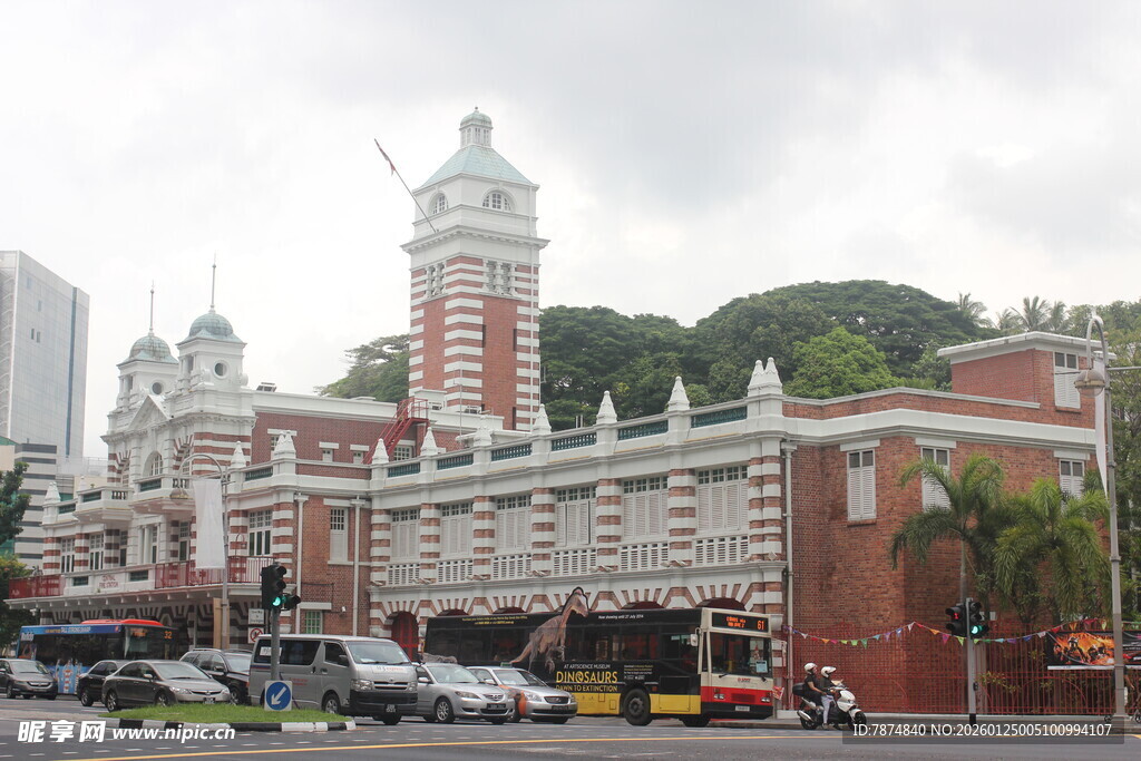 新加坡标志性建筑街景