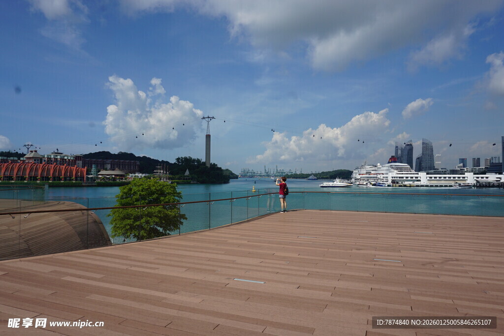 新加坡滨海景观木栈道