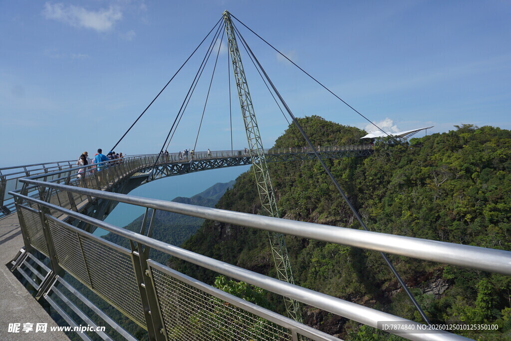 高空观景桥俯瞰壮丽风光