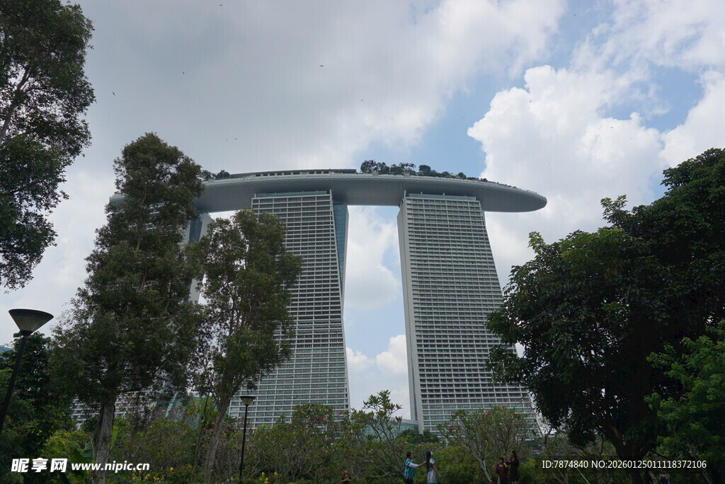 新加坡滨海湾金沙酒店景观