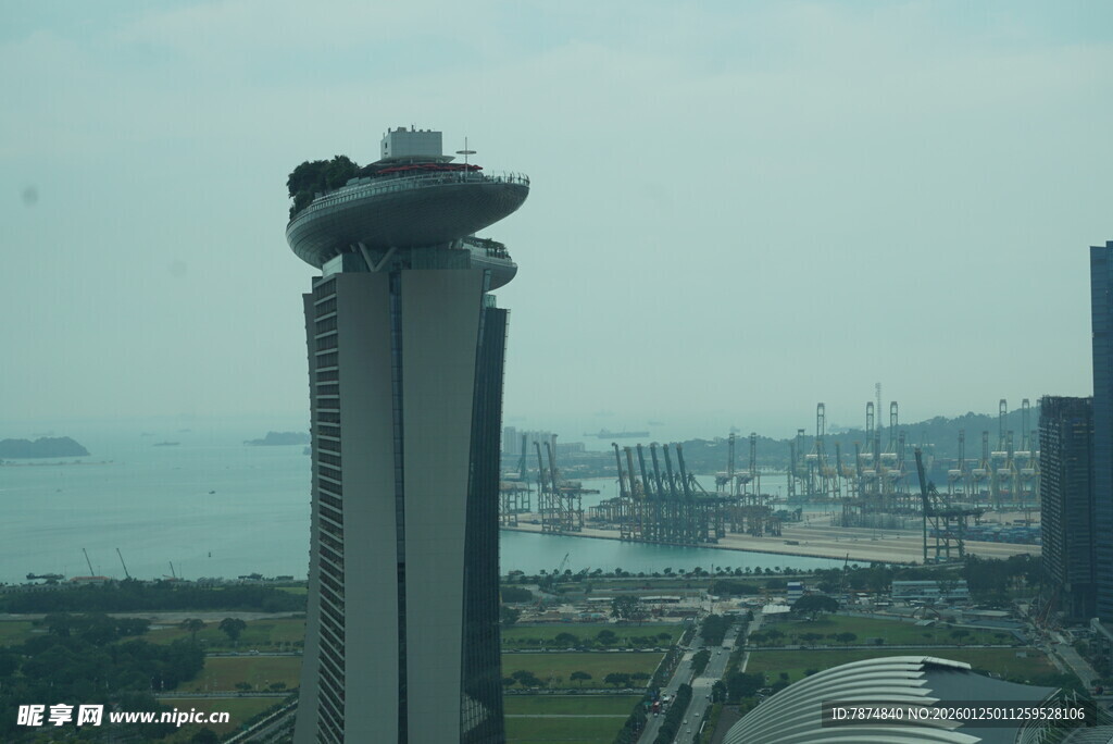 新加坡摩天观景轮景观