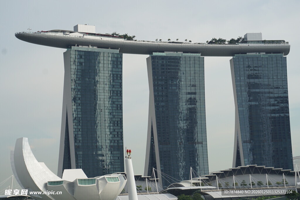 新加坡滨海湾金沙酒店景观