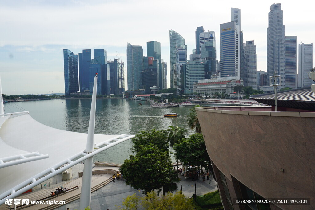 新加坡城市天际线景观