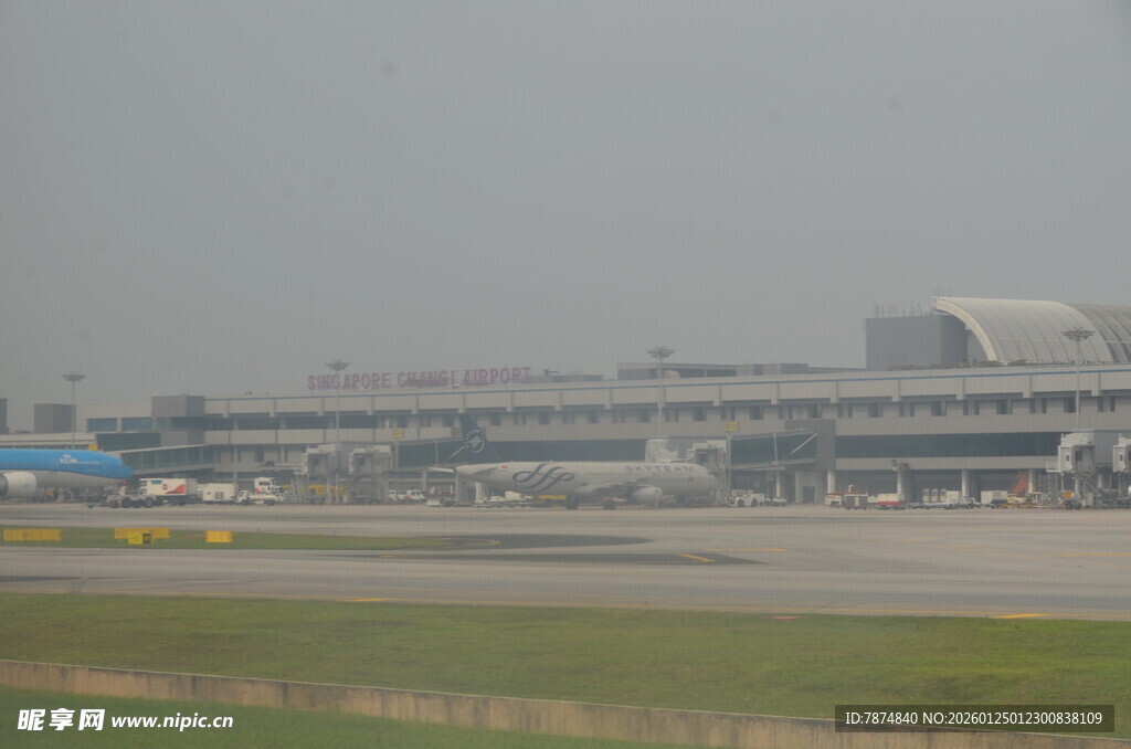 机场航站楼外观远景