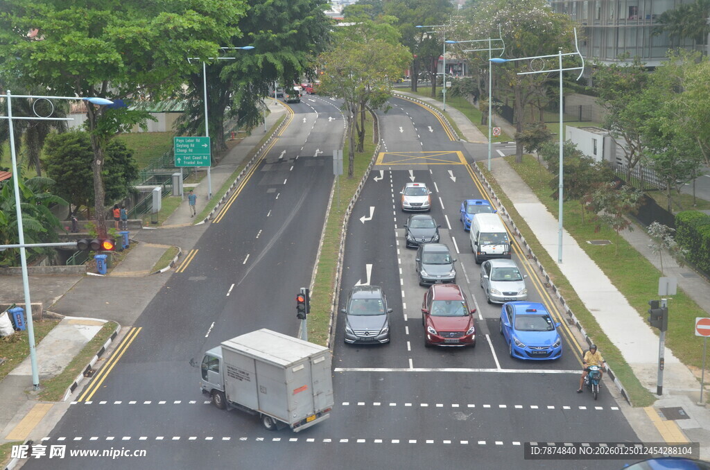 城市道路拥堵景象