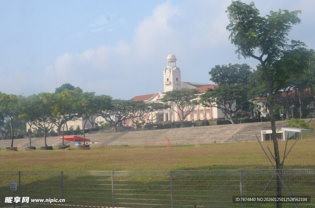 城市中的古典建筑景观