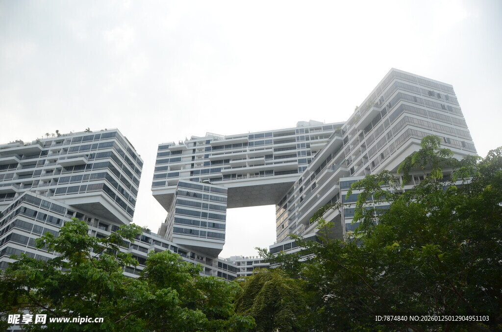 独特造型的现代建筑景观