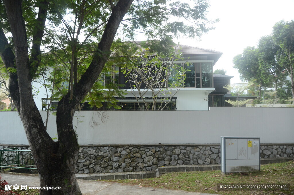 现代风格建筑外观景观