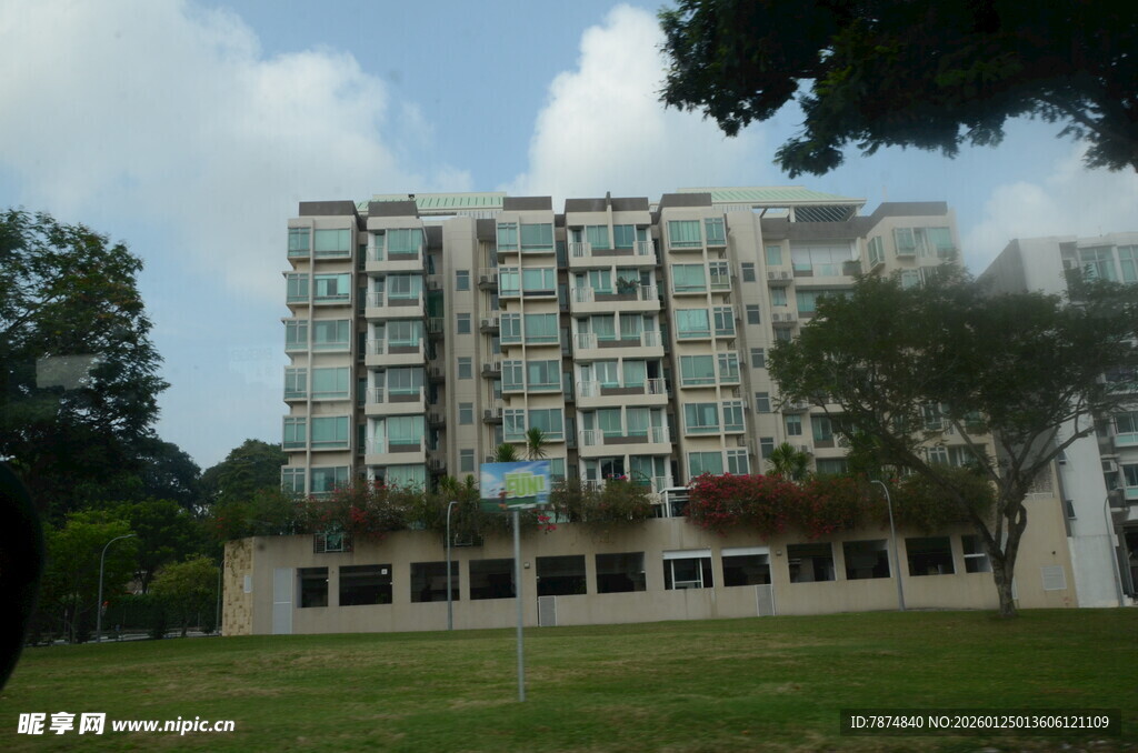 现代风格高层住宅建筑