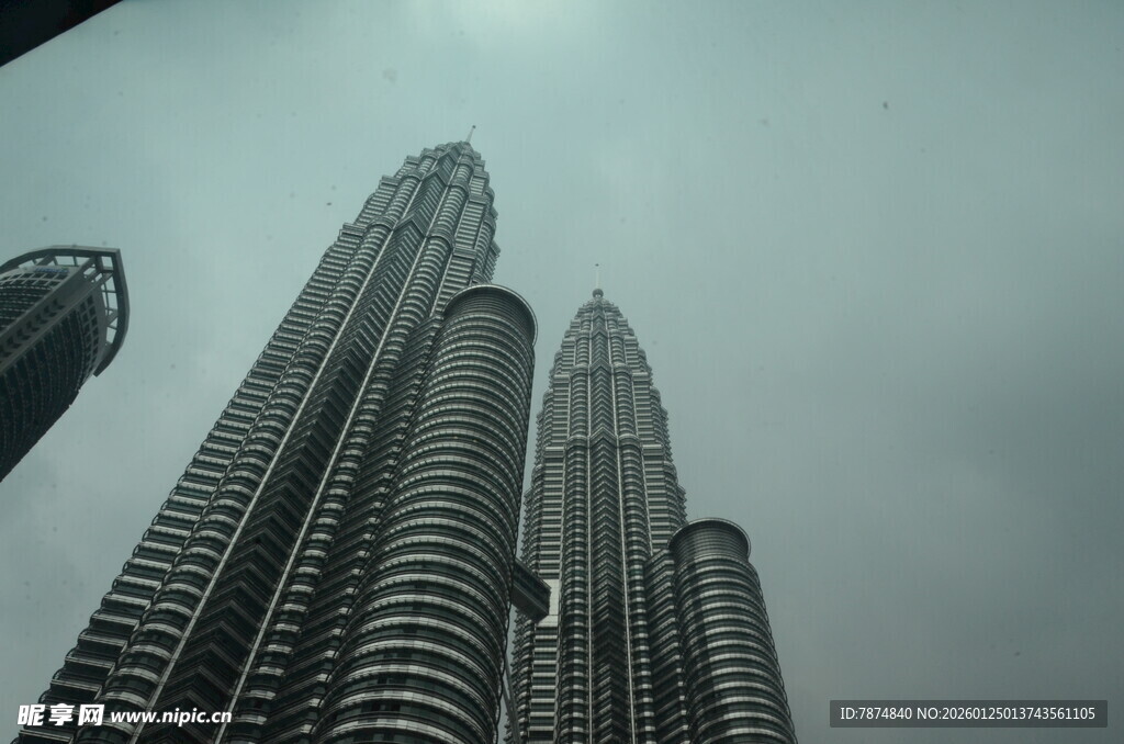 吉隆坡双子塔壮观景象
