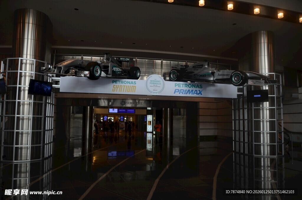 汽车展示厅入口场景