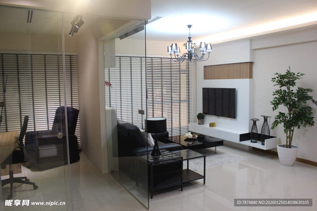 现代简约风格客厅一角