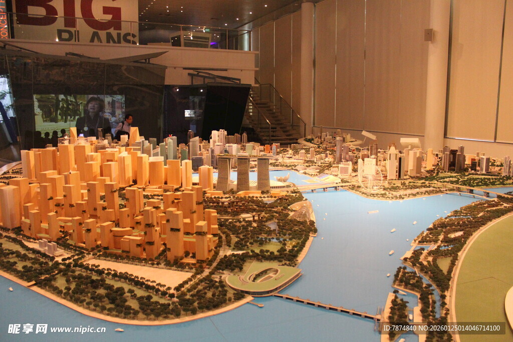 城市建筑模型展示
