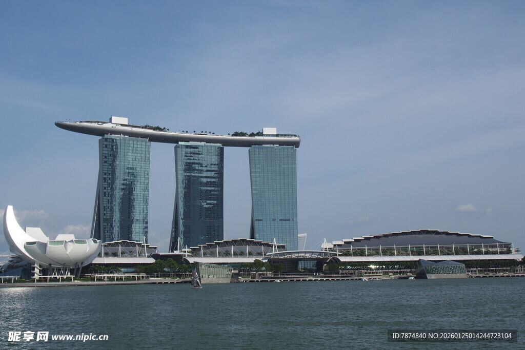 新加坡滨海湾标志性建筑群