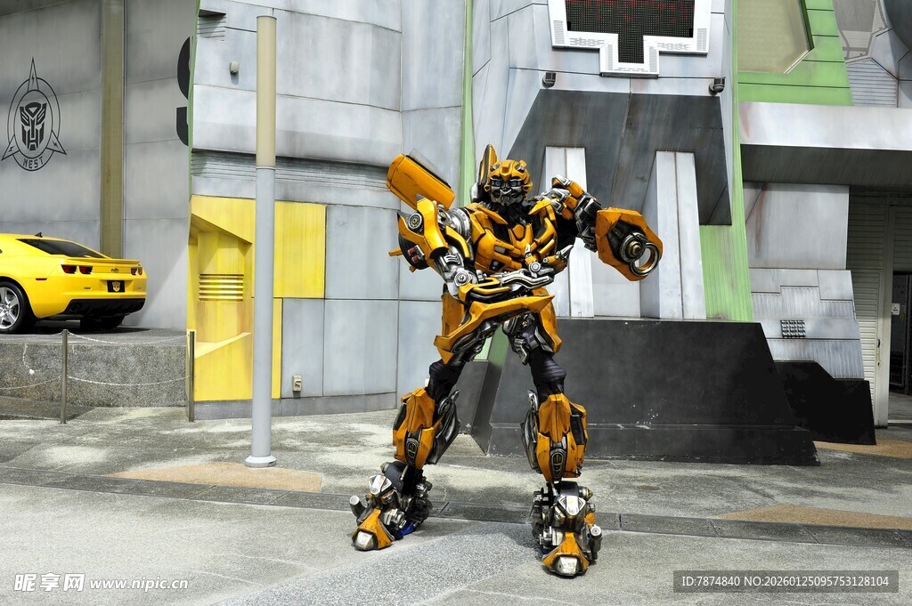 街头酷炫变形金刚机器人