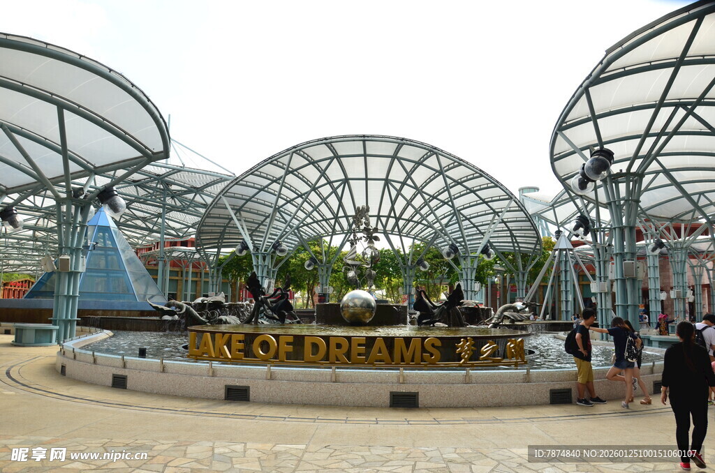 现代风格景观建筑景点