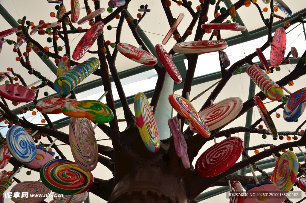 创意手工树造型装饰作品