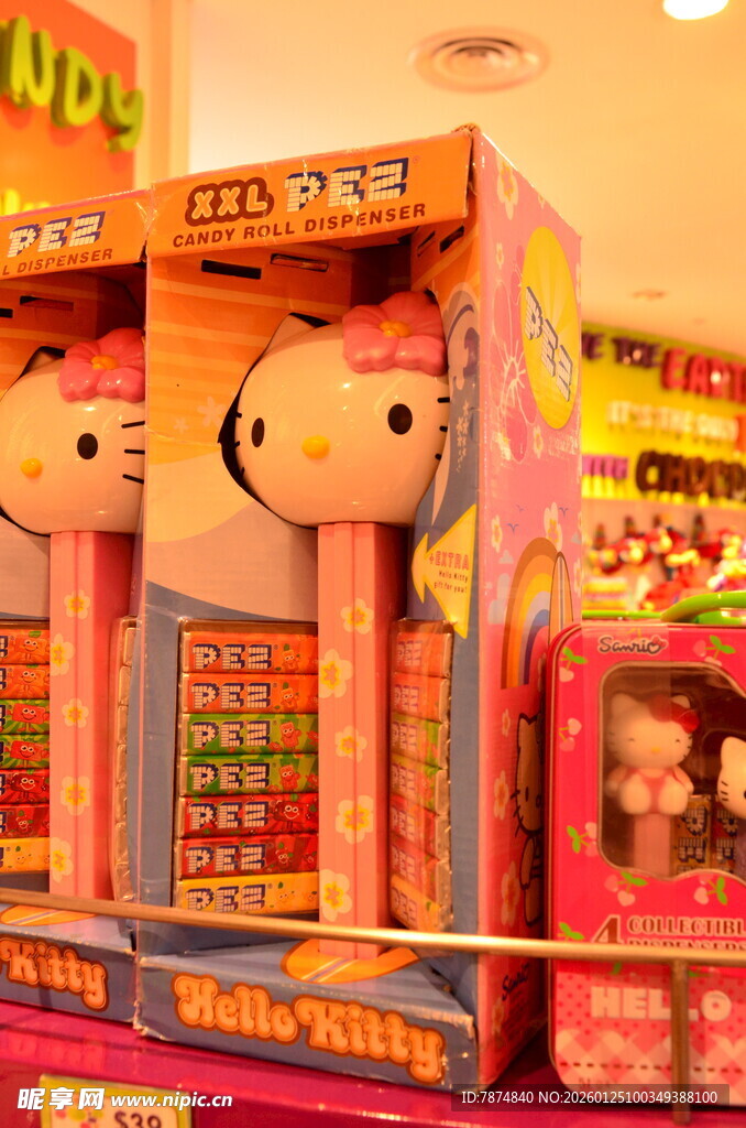 可爱玩偶造型糖果玩具