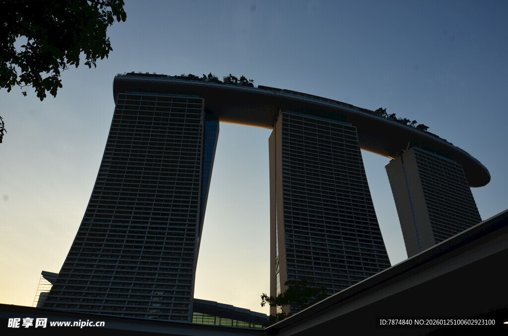 新加坡滨海湾金沙酒店剪影