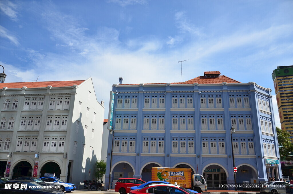 欧洲城市多彩建筑景观