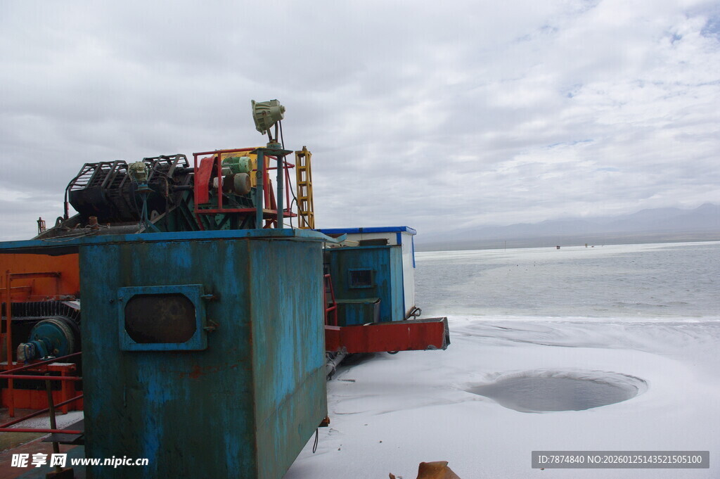 盐湖采盐