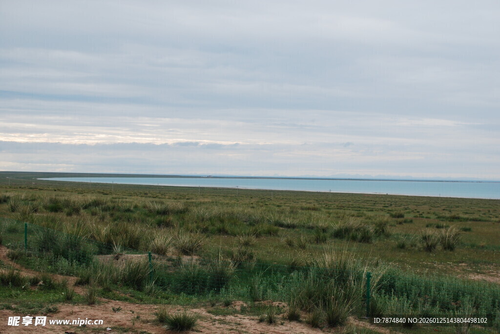 广袤草原与远处天际线