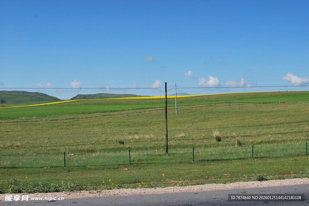 广阔草原风光