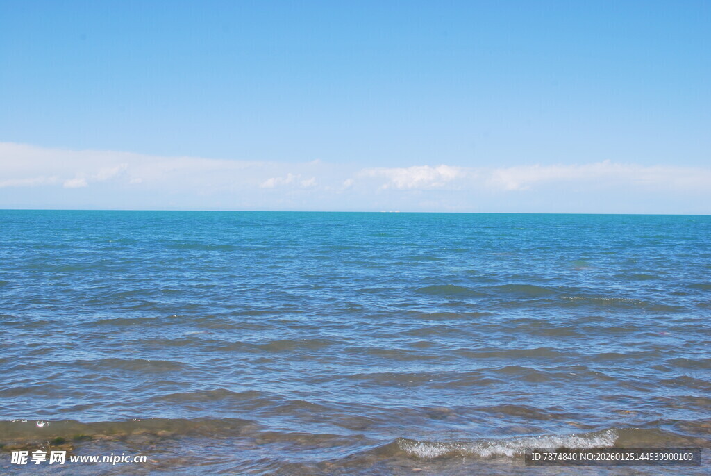 蔚蓝大海 宁静海滨风光