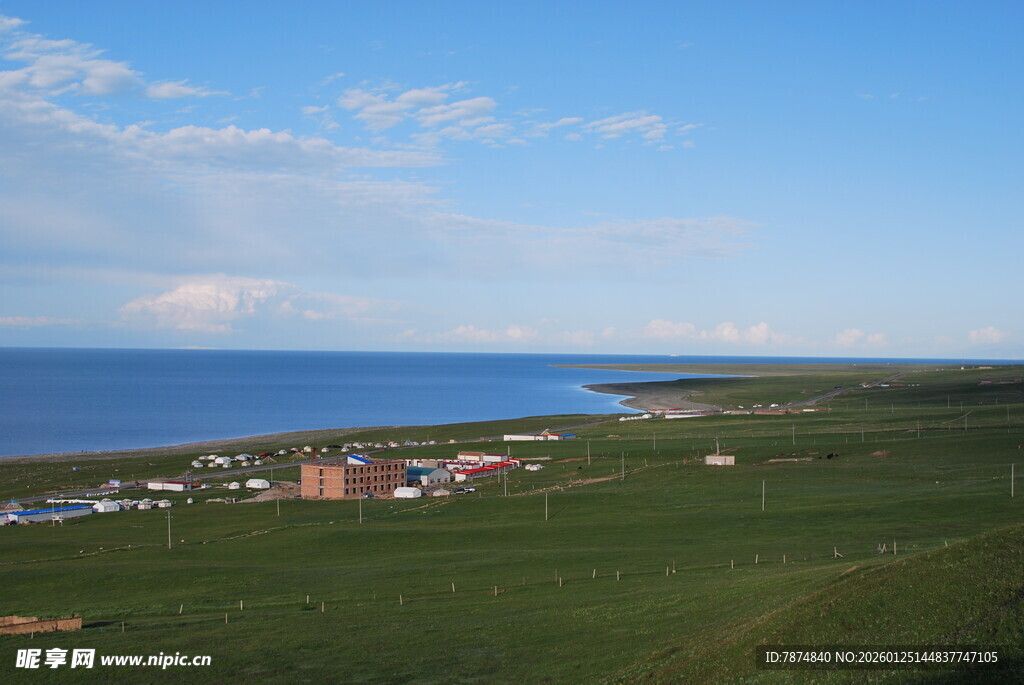 草原海滨美景