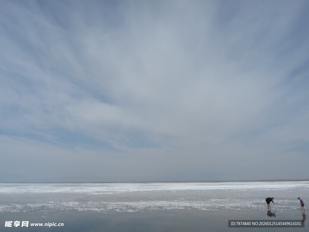海边漫步 天地间宁静之景