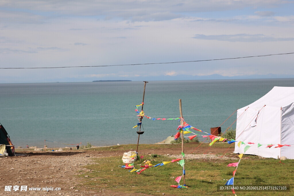 海边露营场景