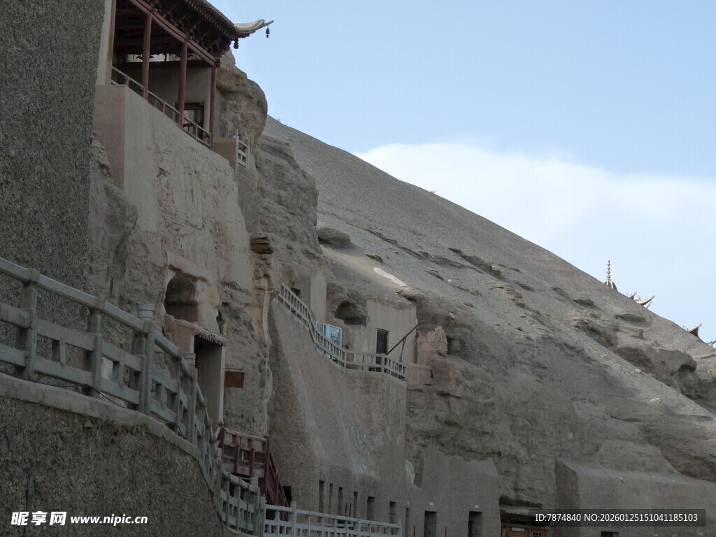 敦煌莫高窟壮观景象