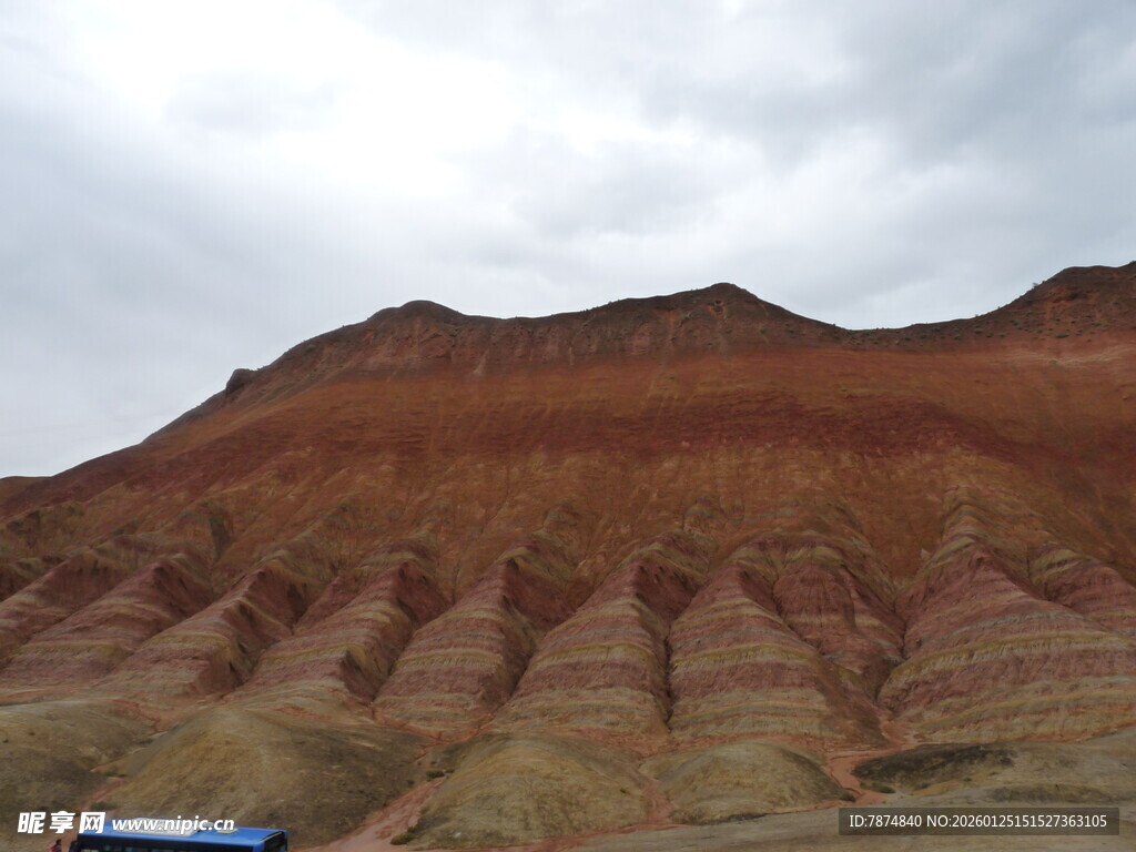 壮丽丹霞地貌景观