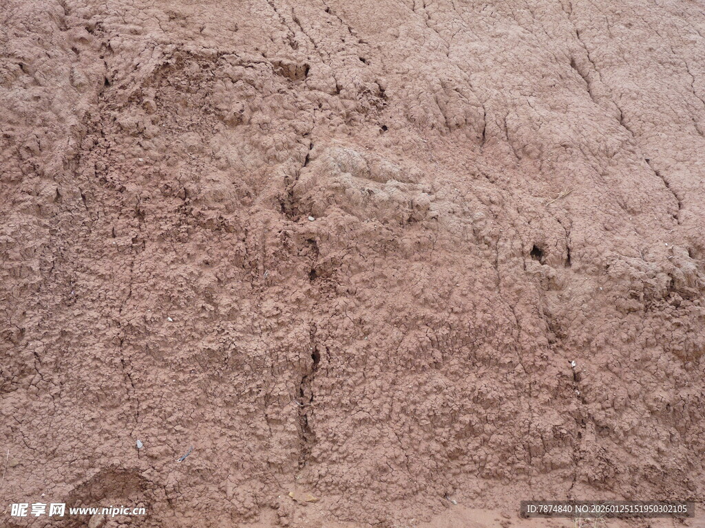 粗糙棕褐色墙面纹理