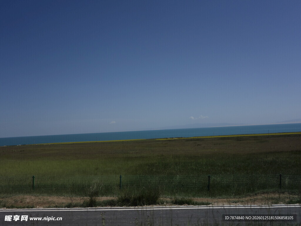 海边草原风光