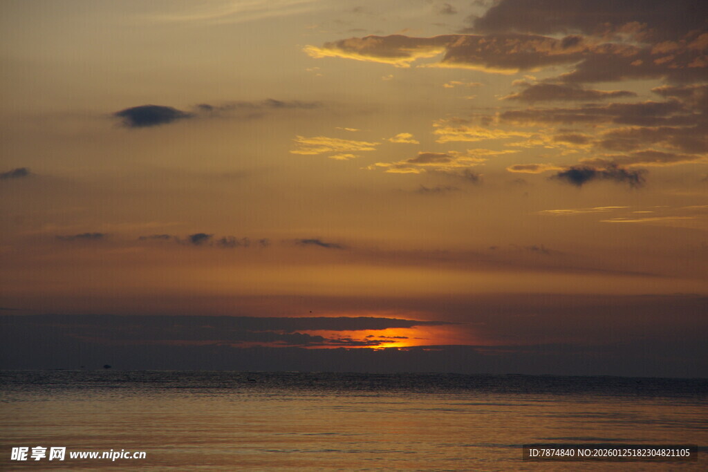 海上日落美景