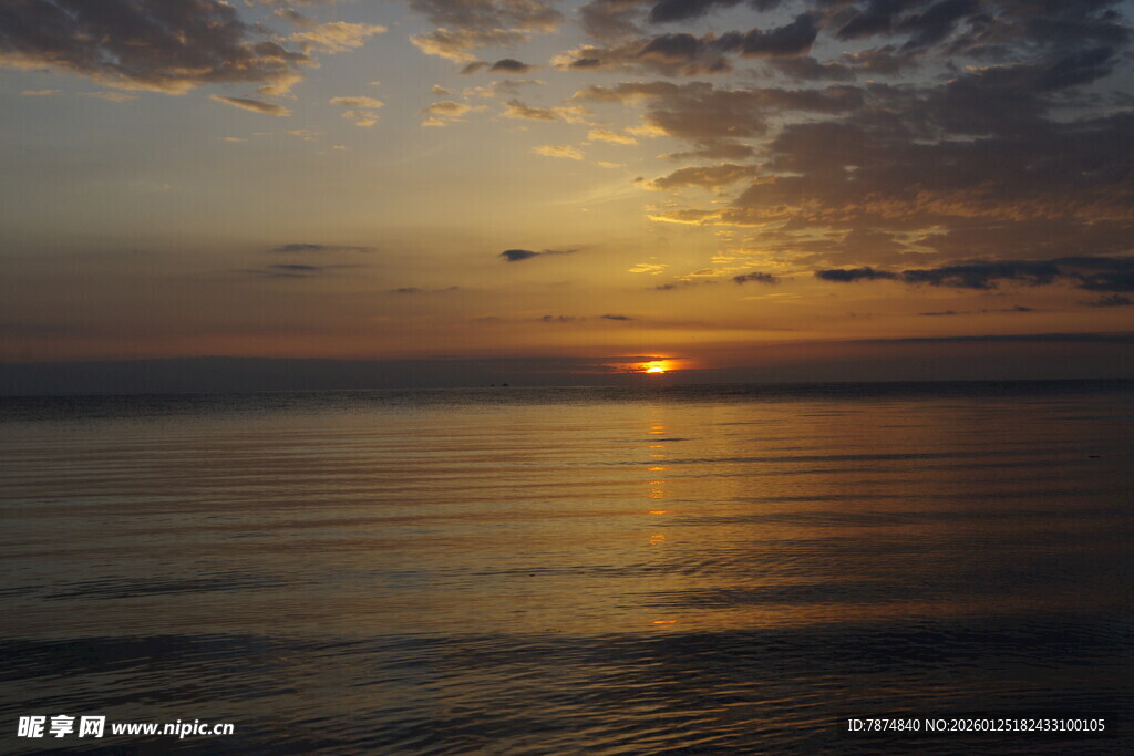 海上日落美景